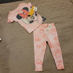 NWT Disney Junior Two-Piece Pajama Set 18M